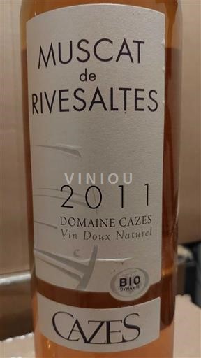 Roussillon Muscat de Rivesaltes Cazes 2011