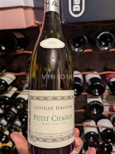 Borgonha Petit-chablis Clotilde Davenne 2021