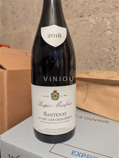 Bourgogne Santenay Premier Cru Prosper Maufoux 1er Cru Les Gravières 2018