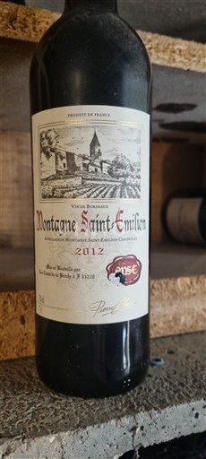 Bordéus Montagne-saint-émilion Pierre Chanau 2012