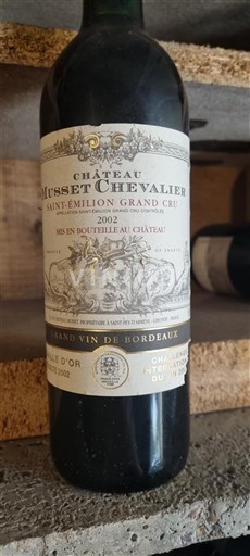 Bordeaux Saint-Émilion Grand Cru Grand Cru Château Musset Chevalier 2002