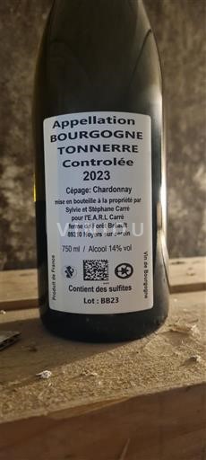 Bourgondië Bourgogne Tonnerre Sylvie et Stéphane Carré 2023