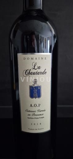 Provence Coteaux Varois en Provence Domaine La Chautarde 2018