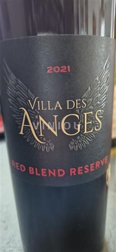 Languedoc Villa des Anges Red blend réserve 2021