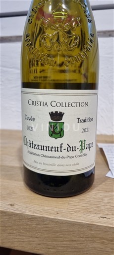 Rhônen laakso Châteauneuf-du-Pape Cristia Collection Tradition 2021
