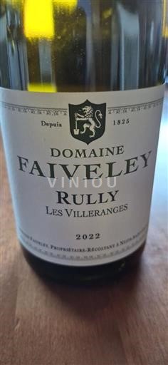 Borgoña Rully Domaine Faiveley Les Villeranges 2022