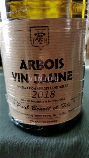 Jura Arbois Paul Benoit et Fils 2018