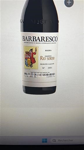 Piedmont Wines Barbaresco Produttori Del Barbaresco Rio Sordo 2022