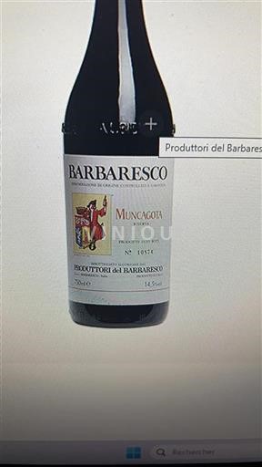 Piedmont Wines Barbaresco Produttori Del Barbaresco Muncagota 2020
