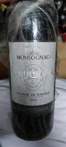 Bordeaux Lalande-de-Pomerol La Croix Monsognac Pavillon 2014