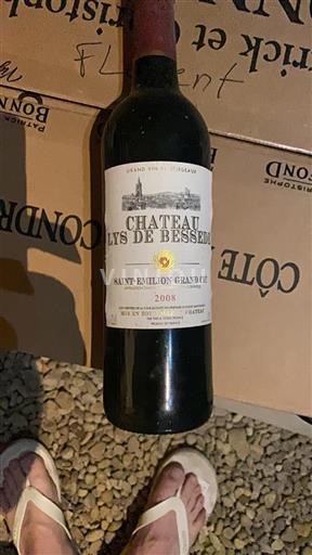 Bordeaux Saint-Émilion Grand Cru Grand Cru Château Lys de Bessède 2008