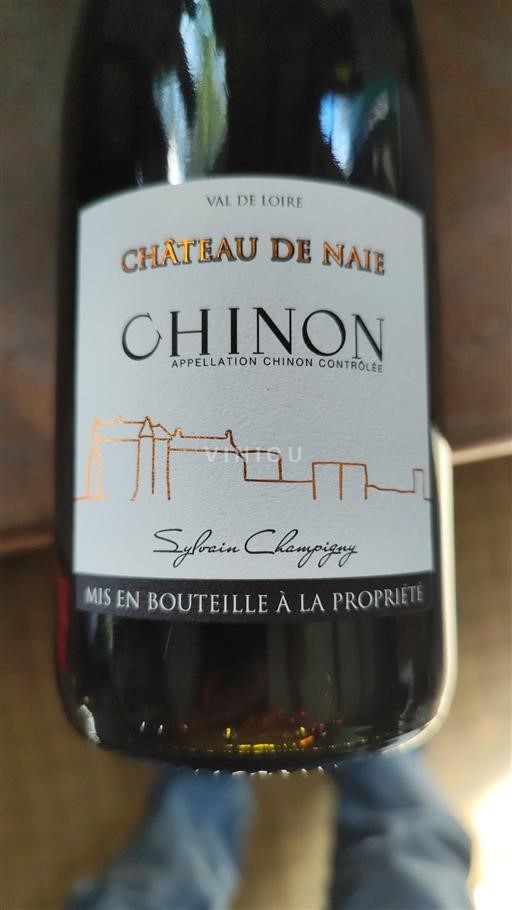 Loiredalen Chinon Château Naie Icke årgångsbetecknad