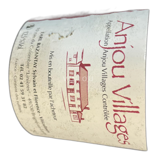 Loiredalen Anjou Villages EARL BAZANTAY Sylvain et Florence Icke årgångsbetecknad