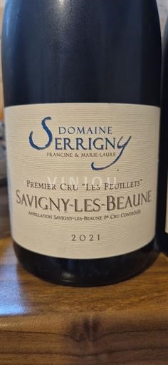 Burgundija Savigny-lès-beaune Premier Cru Domaine Serrigny Les Peuillets 2021
