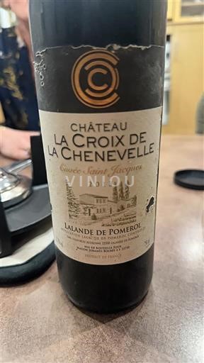 Bordeaux Lalande-de-pomerol Château La Croix de la Chenevelle Saint Jacques 2013