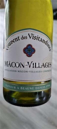 Bourgogne Mâcon och Mâcon-Villages Couvent des Visitandines Icke årgångsbetecknad