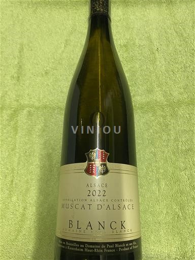 Alsasko Muškát Domaine Paul Blanck Blanck 2022