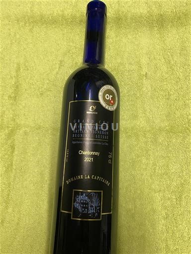 Waadt La Côte AOC Domaine La Capitaine Chardonnay Cep Privé Philippe Mentha 2021