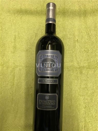 Apulia Wines Primitivo di Manduria Giordano Collection 2019