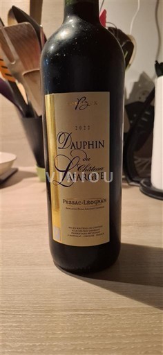 Bordeaux Pessac-Léognan Château Lafargue Dauphin du Château Lafargue 2012