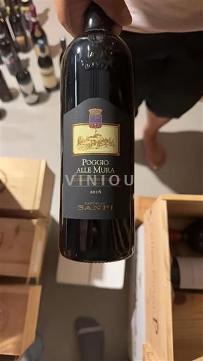 Toscana Brunello di Montalcino. Castello Banfi Poggio alle Mura 2016