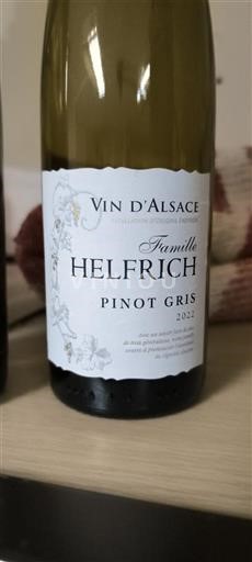 Alsasko Nespecifikováno Grand Cru Famille Helfrich 2022