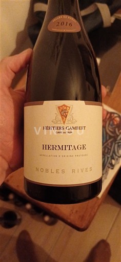 Rhône-dalen Hermitage Héritiers Gambert Cave de Tain Nobles rives 2016