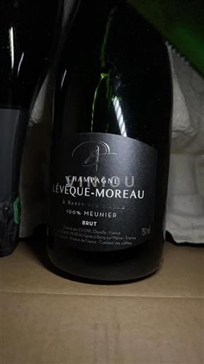 Champagne Sâm-panh Léveque-Moreau 100% Meunier Không niên vụ