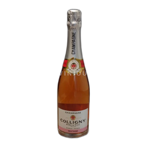 Champagne Sâm-panh Colligny Père & Fils Brut Rosé Không niên vụ