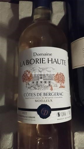 Sudoeste Côtes de Bergerac Domaine La Borie Haute 2023