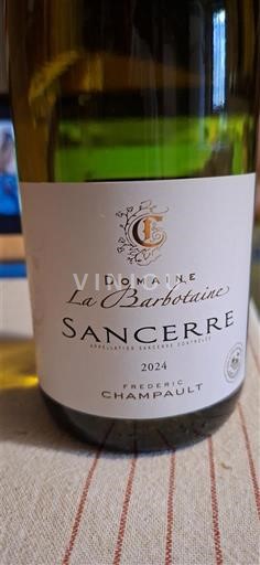 Údolí Loiry Sancerre Domaine La Barbotaine 2024