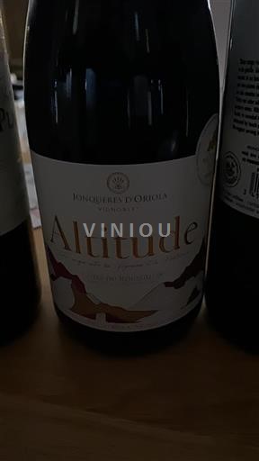 Roussillon Côtes-du-Roussillon Jonquières Oriola Altitude Icke årgångsbetecknad