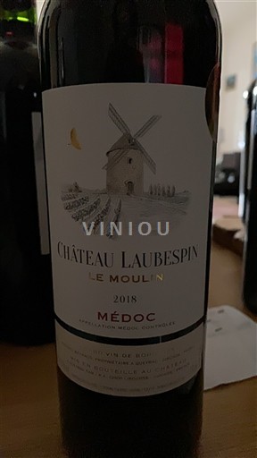 Bordeaux Médoc Château Laubespin Le Moulin 2018