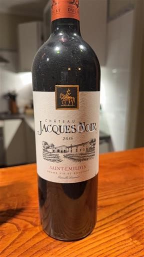 Bordeaux Saint-Émilion Château Jacques Noir 2016