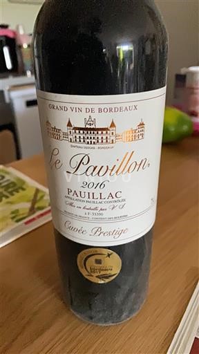 Bordeaux Pauillac Le Pavillon Prestige 2016
