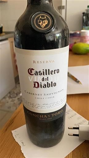 Maipo-Tal Maipo Central Casillero del Diablo Reserva 2018