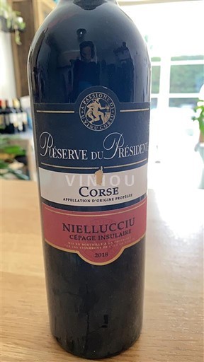 Corse Réserve du Président Niellucciu Cépage Insulaire 2018