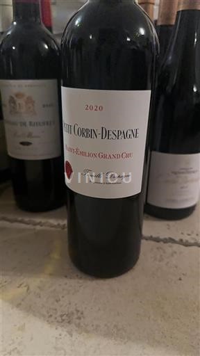 Bordeaux Saint-Émilion Grand Cru Grand Cru Petit Corbin-Despagne 2020