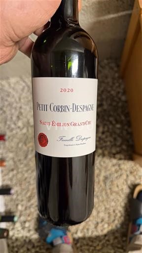 Бордо Сент-Емільйон Гран Крю Grand Cru Petit Corbin-Despagne 2020