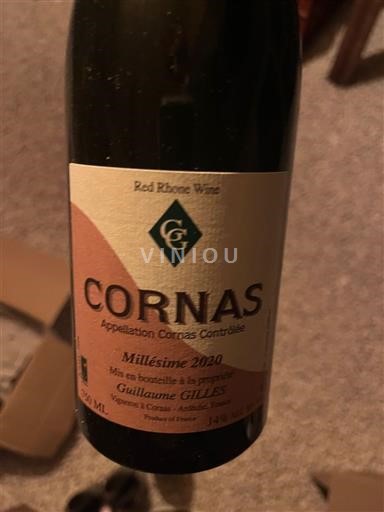 Vallée du Rhône Cornas Guillaume Gilles 2020