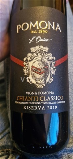 Toscane Chianti Classico Pomona L'Omino Vigna Pomona Riserva 2019