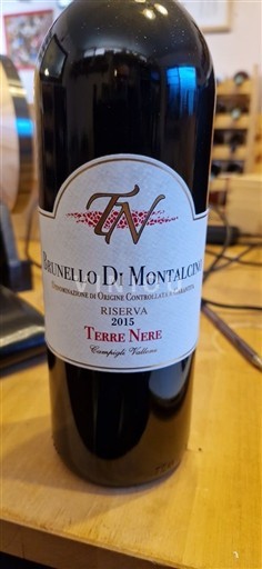 Toscana Brunello di Montalcino. Terre Nere Riserva 2015