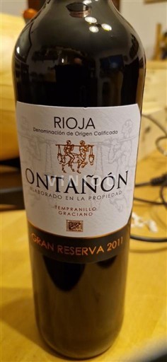 La Rioja rioja Ontañón Gran Reserva 2011
