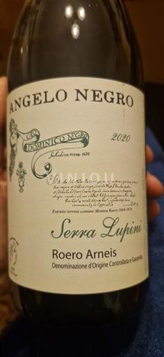 Piemonte Roero Angelo Negro Serra Lupini 2020