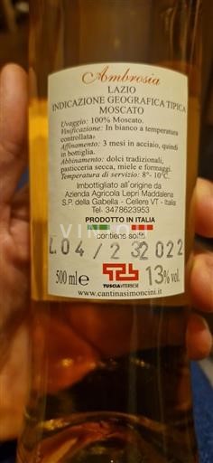 Lazio Lepri Monderari Ambrosia 2022