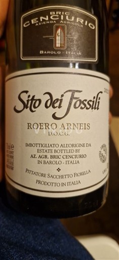 Piemonte Roero Bric Cenciurio Arneis Sito dei Fossili 2022