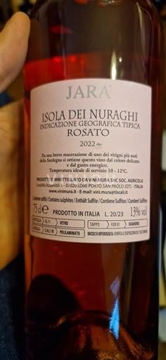 Sardinian Wines Unspecified Cantina Mura Jara 2022