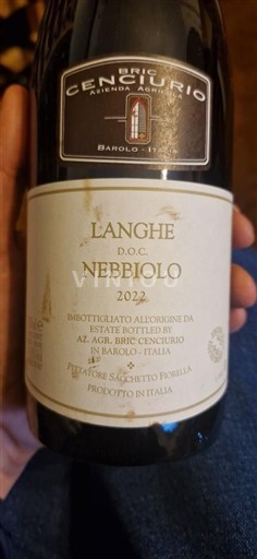 Piemonte Langhe Bric Cenciurio Nebbiolo 2022