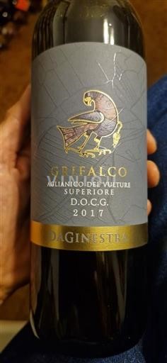 Basilicata Aglianico del Vulture Grifalco DAGINESTRA 2017