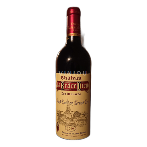 Burdeos Saint-Émilion Gran Cru Château La Grace Dieu Les Menuts 2019